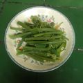 El cooksnap de Mercedes Cossío cuando hizo Guías de chayote tiernas.