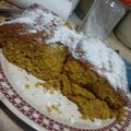 El cooksnap de Romina Pileckas cuando hizo Budín de avena y 1 mandarina.