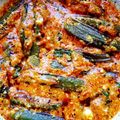 daksha a Vaghela 's cooksnap of when they made મસાલા ભીંડી (Masala Bhindi Recipe In Gujarati).