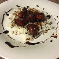 Jessica Beaty's cooksnap of when they made Bourbon Chicken.