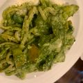 El cooksnap de Tamy cuando hizo Tallarines verdes con filete y huevo frito.