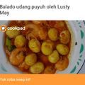 Cooksnap dari Lusty May untuk resep Balado udang telur puyuh