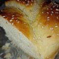 کوک اسنپ اکرم دست مرد بعد از امتحان کردن نان کندو‌خلیه النحل.