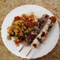 El cooksnap de Carmen cuando hizo Salteado de verduras.