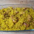 El cooksnap de estcolrod (Esther) cuando hizo 59. Conejo con arroz.