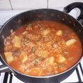 El cooksnap de Claudia Maria Lalli cuando hizo Tremendo guiso de arroz con carne. ¡¡¡No te lo podes perder!!!.