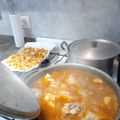El cooksnap de Tato Calandre cuando hizo Pollo a la portuguesa con papas doradas.