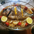 El cooksnap de Ramón José Senespleda Jaramillo cuando hizo Dorada al horno.