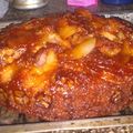 El cooksnap de Lorena Mora cuando hizo Torta invertida de banana🍌.