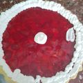 El cooksnap de Mario Bigatt cuando hizo Tarta de frutillas con gelatina.