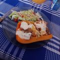 El cooksnap de Lissy Iriarte cuando hizo Anco relleno (zapallo).