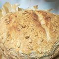 El cooksnap de Isabel Muñoz cuando hizo Pan de espelta y harina integral con masa madre de espelta.
