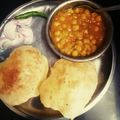 Vaishali Arora's cooksnap of when they made Chole bhature.