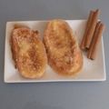 El cooksnap de Eva cuando hizo Torrijas de leche con azúcar y canela.
