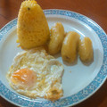 El cooksnap de Ricardo Esparza cuando hizo Arroz blanco con huevo y tomate.