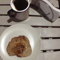 El cooksnap de Sandra Alvarado cuando hizo Pancakes de avena (sin harina).
