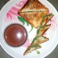 Vandna bosamiya's cooksnap of when they made વેજ સેન્ડવિચ (veg sandwich recipe in Gujarati).