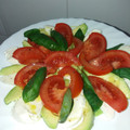El cooksnap de Natalia Castelló cuando hizo Ensalada Caprese con Aguacate.
