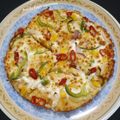 Ankita Kapil Varshney's cooksnap of when they made Cheese pizza.
