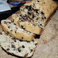 El cooksnap de Celeste Delgado cuando hizo Budín de banana y chips de chocolate.