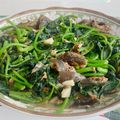maggie1987 的 皮蛋地瓜葉［蔬食］ cooksnap