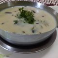 Juliben Dave's cooksnap of when they made ગુજરાતી કઢી - મગની છૂટી દાળ.