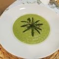 El cooksnap de Alex cuando hizo Crema ligera de espárragos trigueros.
