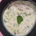 Sarosh Zeeshan's cooksnap of when they made Vegetable raita.