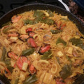 El cooksnap de faly0302 cuando hizo Fideua con mejillones, almejas, calamares y gambas.
