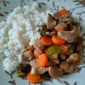 El cooksnap de GOOMER (en salsa verde) cuando hizo Pollo con Almendras (Tipo Chino).