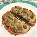 El cooksnap de patri cuando hizo Panini de atún y queso 🧀.