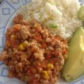 El cooksnap de Juliana Hernández cuando hizo Carne molida con vegetales.