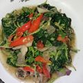 Cooksnap dari Bu Suci untuk resep Tumis Bunga Pepaya & Daun Singkong No Pahit