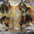 El cooksnap de Berlyotz cuando hizo Pechuga de pollo al horno rellena de Kale y Mozzarella.