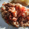El cooksnap de Claudia Naves Rodriguez cuando hizo Zapallos italianos con papas rústicas.