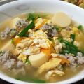 รูป Cooksnap ของ พัชชาจอมมั่ว เมื่อเขาทำ #อาหารง้ายง่าย แกงจืดไข่น้ำผักต้องสุก