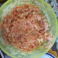El cooksnap de Lisset cuando hizo Ensalada de manzana con zanahoria.