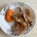 El cooksnap de Ainoa Doñas cuando hizo Secreto ibérico con salsa de pimientos asados.