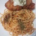Cooksnap dari Sitirika Rah untuk resep Spaghetti Chicken Katsu Mozzarella