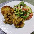 El cooksnap de Marcos Miguel Fraiman cuando hizo Milanesa de berenjena.