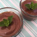 El cooksnap de chefdemicasa cuando hizo Natillas de chocolate, a la menta.