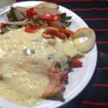El cooksnap de raul Salgado cuando hizo Trucha al roquefort .