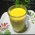 Puja Shaw's cooksnap of when they made বাদাম হলুদ দুধ (badaam holud doodh recipe in Bengali).