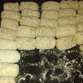 El cooksnap de Rocio Recalde cuando hizo Bomba de papa al horno con el puré de cebolla y relleno de queso.