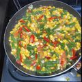 Cooksnap dari Viliya untuk resep Tumis jagung kacang panjang pedas manis