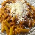 El cooksnap de Silvia GR cuando hizo Macarrones boloñesa rico rico!!!.