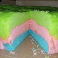 Cooksnap dari ulfichaerunissa untuk resep Bolu kukus pelangi