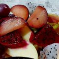  ~Sushma Mishra Home Chef का कुकस्नैप जब उन्होंने ड्रैगन मिक्स फ्रूट सलाद (Dragon mix fruits salad recipe in hindi) बनाया था।