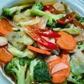 Cooksnap Ziana Chesaad semasa beliau membuat Sayur campur Goreng.