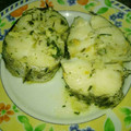 El cooksnap de Mari cuando hizo Rodajas de merluza al horno, en salsa verde.